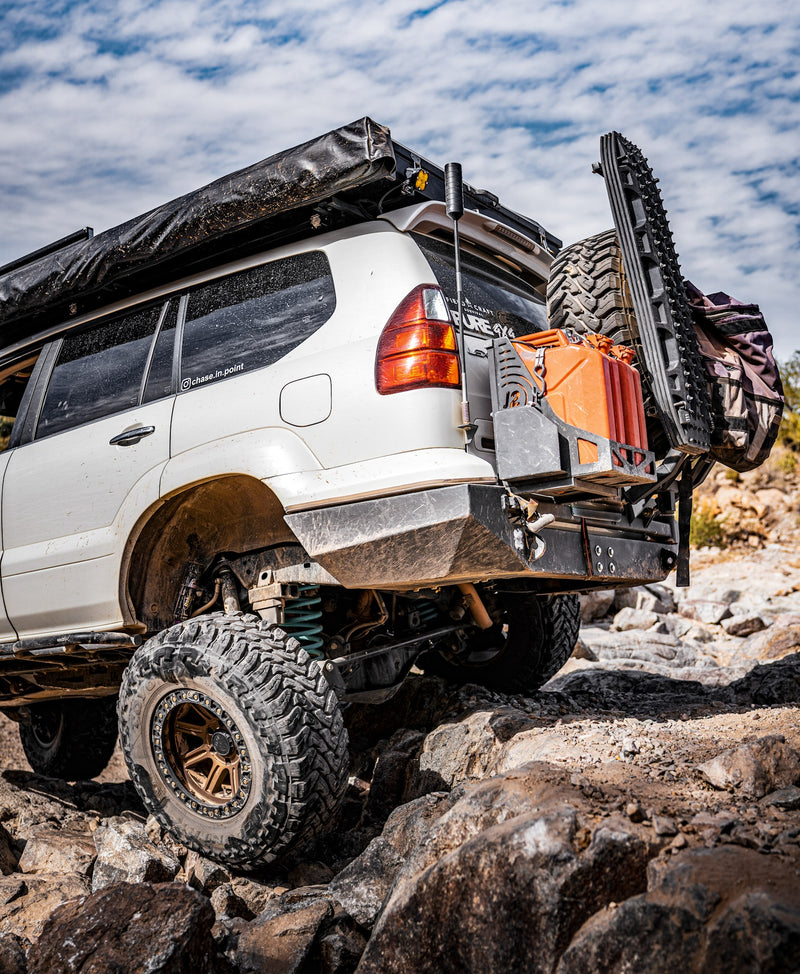 GX470 / Land Cruiser Prado 120 Low Profile Rear Bumper Kit - Photo 2